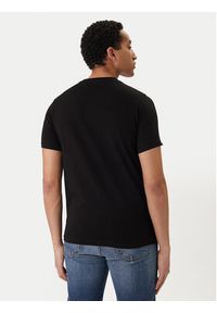 Karl Lagerfeld - KARL LAGERFELD T-Shirt 755780 500235 Czarny Regular Fit. Typ kołnierza: dekolt w karo. Kolor: czarny. Materiał: bawełna #3
