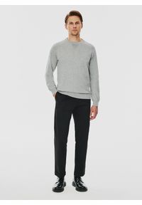 Pako Lorente - PAKO LORENTE – Jasnoszary sweter męski. Kolor: szary. Materiał: poliester, bawełna. Sezon: zima, jesień #8