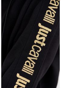 Just Cavalli - JUST CAVALLI Czarna damska bluza T-round Gold, Rozmiar S. Kolor: czarny #7