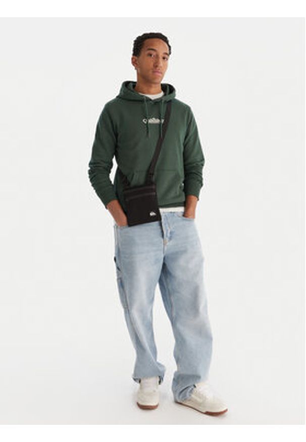 Quiksilver Bluza EQYFT05136 TKG Zielony Comfort Fit. Kolor: zielony. Materiał: bawełna