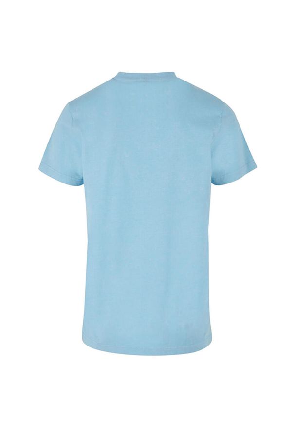 BUILD YOUR BRAND - Koszulka Z Okrągłym Dekoltem Dla Dorosłych Unisex Acid Wash. Kolor: niebieski