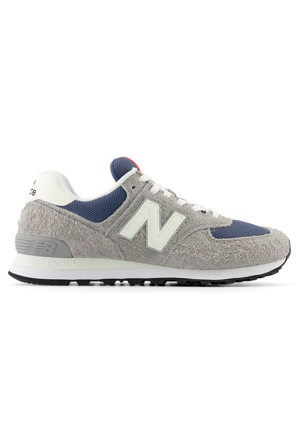 Buty unisex New Balance U574GWH – szare. Okazja: na co dzień. Kolor: szary. Materiał: guma, skóra, zamsz, materiał, syntetyk. Szerokość cholewki: normalna. Model: New Balance 574