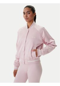 Guess Kurtka bomber V6RL02 WL022 Różowy Regular Fit. Kolor: różowy. Materiał: bawełna #1