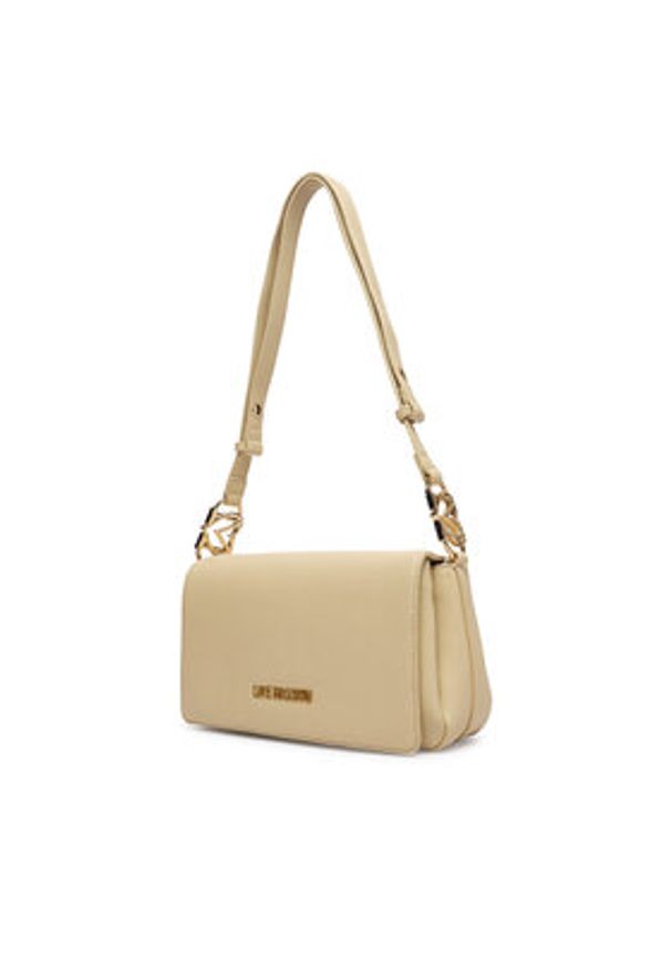 Love Moschino - LOVE MOSCHINO Torebka JC4008PP1OLB0129 Beżowy. Kolor: beżowy. Materiał: skórzane