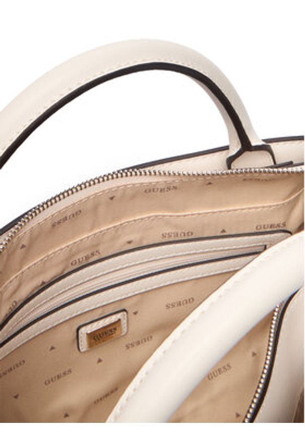 Guess Torebka Carrie HWVG98 96060 Écru. Kolor: kremowy. Materiał: skórzane