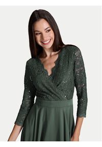 Swing Sukienka koktajlowa 5AE29100 Zielony Regular Fit. Kolor: zielony. Materiał: syntetyk. Styl: wizytowy #3