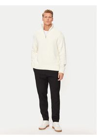 Jack & Jones - Jack&Jones Sweter Frederiksberg 12262055 Écru Loose Fit. Materiał: syntetyk, bawełna #3