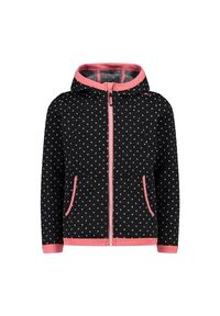 Dziewczęcy polar z kapturem CMP. Typ kołnierza: kaptur. Kolor: szary. Materiał: polar. Sport: turystyka piesza #1