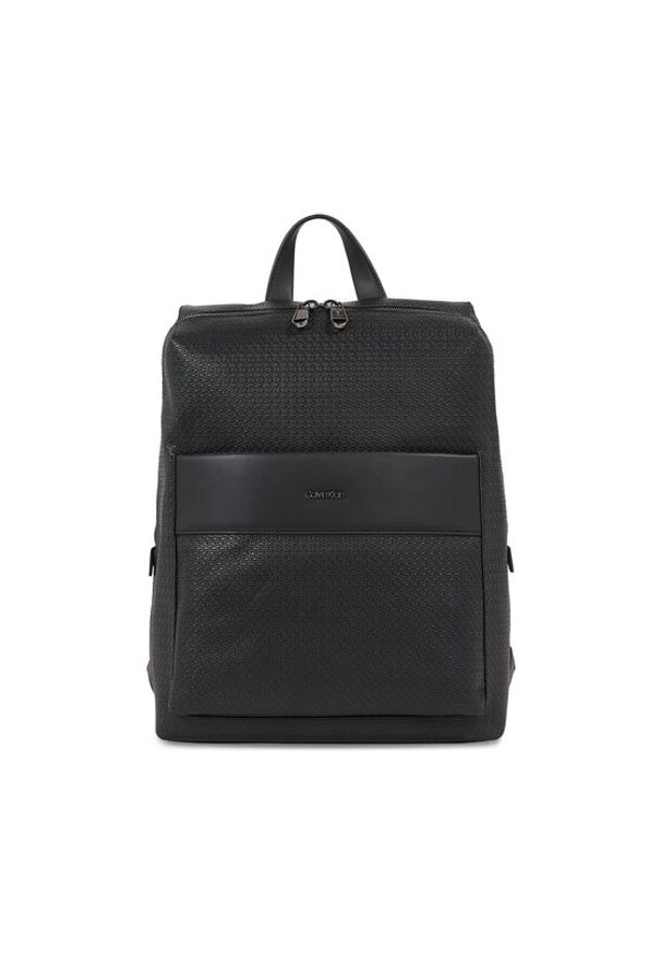 Calvin Klein Plecak Minimalism Squared Bp Mono K50K510802 Czarny. Kolor: czarny. Materiał: materiał
