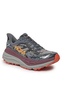 HOKA - Hoka Buty do biegania Stinson 7 1141530 Szary. Kolor: szary. Materiał: materiał