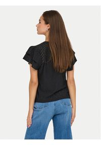 JDY Bluzka Carla 15351452 Czarny Regular Fit. Kolor: czarny. Materiał: syntetyk