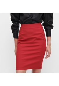 Reserved - Ołówkowa spódnica - Czerwony. Kolor: czerwony #1