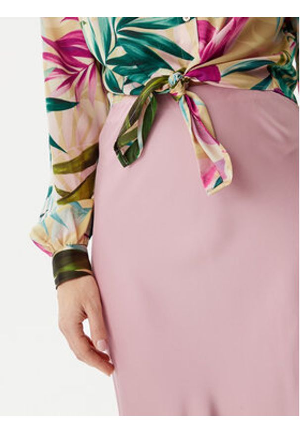 Guess Koszula W5GH0IWH9C2 Kolorowy Classic Fit. Materiał: syntetyk. Wzór: kolorowy