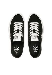Calvin Klein Jeans Tenisówki Vulc Flatform Essential Mono YW0YW01030 Czarny. Kolor: czarny. Materiał: materiał