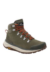 Buty trekkingowe męskie Jack Wolfskin Terraventure Urban Mid. Kolor: zielony. Sport: turystyka piesza #1