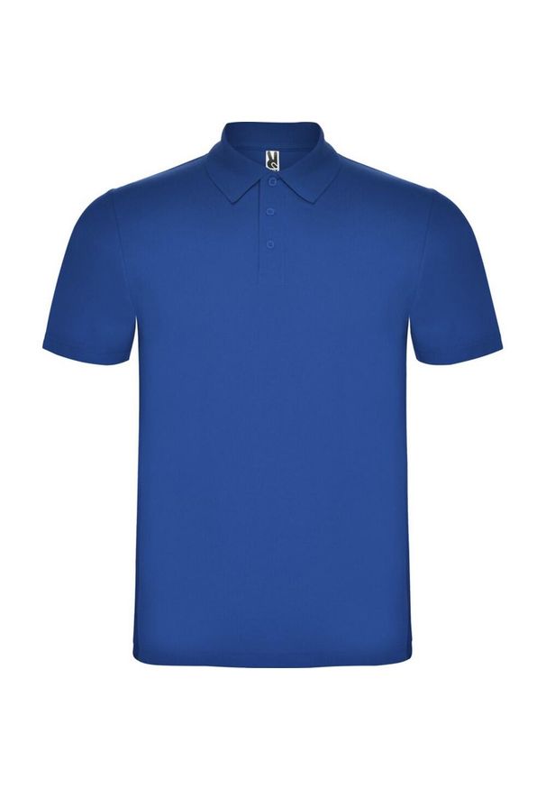 ROLY - Koszulka Polo Z Krótkim Rękawem Unisex Adult Austral. Typ kołnierza: polo. Kolor: niebieski. Długość rękawa: krótki rękaw. Długość: krótkie