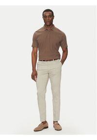 BOSS Spodnie materiałowe P-Kaiton1 50538828 Beżowy Slim Fit. Kolor: beżowy. Materiał: bawełna, syntetyk #5