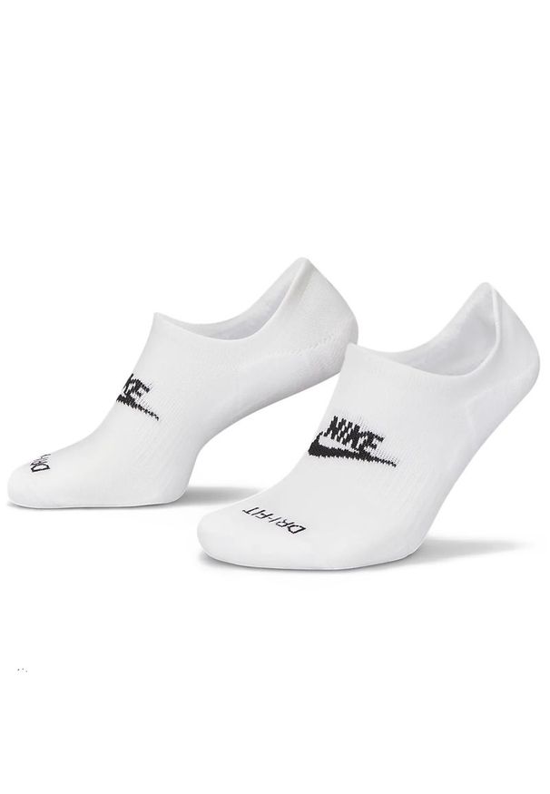 Skarpetki Nike Everyday Plus Cushioned DN3314-100 - białe. Kolor: biały. Materiał: bawełna, materiał, poliester. Technologia: Dri-Fit (Nike)