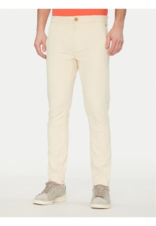 Blend Spodnie materiałowe Natan 20703472 Beżowy Regular Fit. Kolor: beżowy. Materiał: bawełna