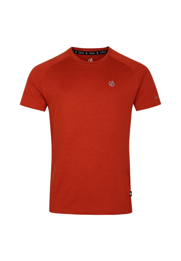 DARE 2B - T-shirt Męski Melanżowy Persist. Kolor: brązowy, wielokolorowy, beżowy. Wzór: melanż. Sport: turystyka piesza
