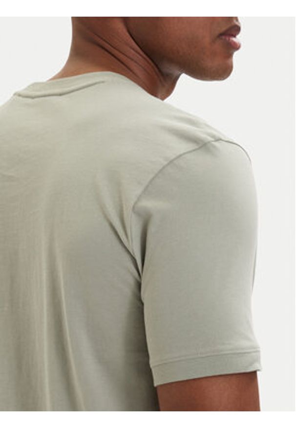 Hugo - HUGO T-Shirt Diragolino212 50447978 Zielony jasny Regular Fit. Kolor: zielony. Materiał: bawełna