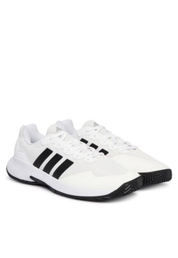 Adidas - adidas Buty do tenisa Gamecourt 2 M KI0781 Biały. Kolor: biały. Materiał: materiał. Sport: tenis