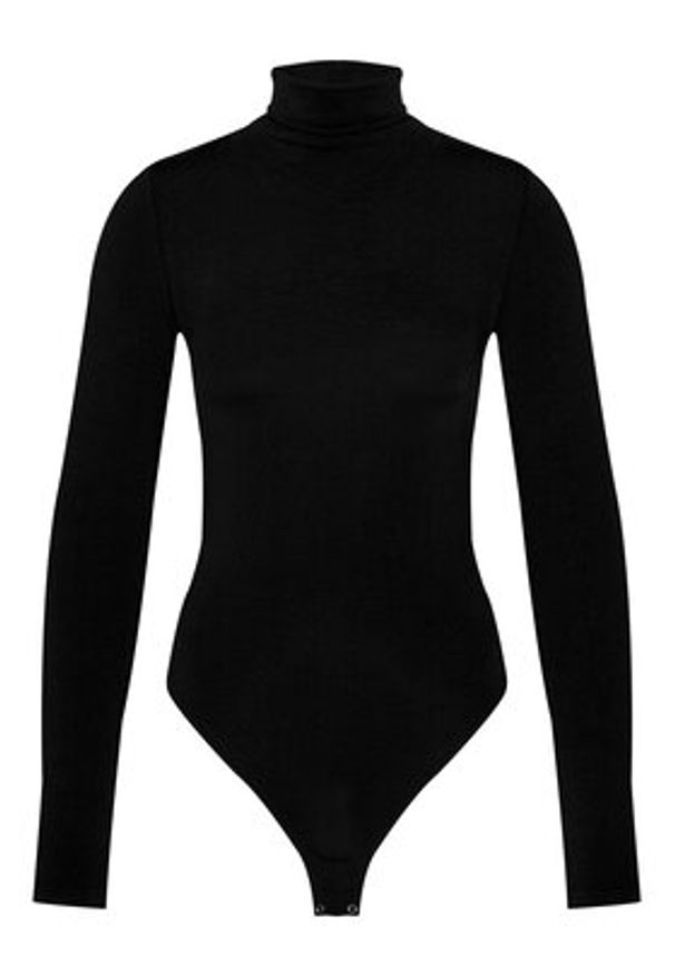 Wolford Body Colorado 75083 Czarny Slim Fit. Kolor: czarny. Materiał: bawełna