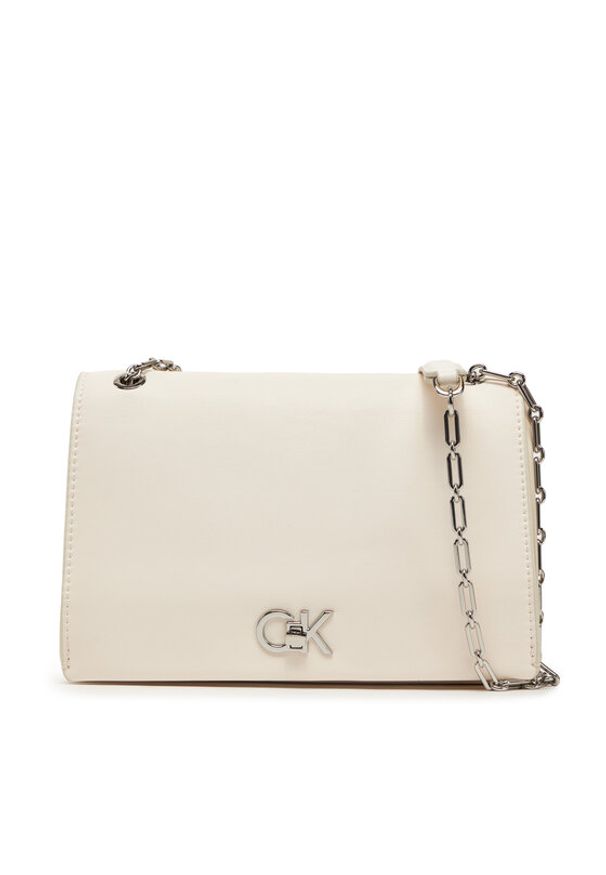 Calvin Klein Torebka K60K612810 Écru. Materiał: skórzane
