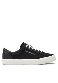 Calvin Klein Jeans Sneakersy Skater Vulc Low Laceup Mix In Dc YM0YM00903 Czarny. Kolor: czarny