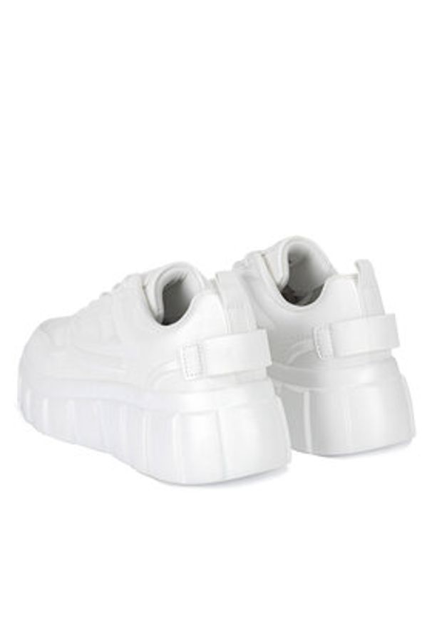 DeeZee Sneakersy WAG1371703A Biały. Kolor: biały. Materiał: skóra