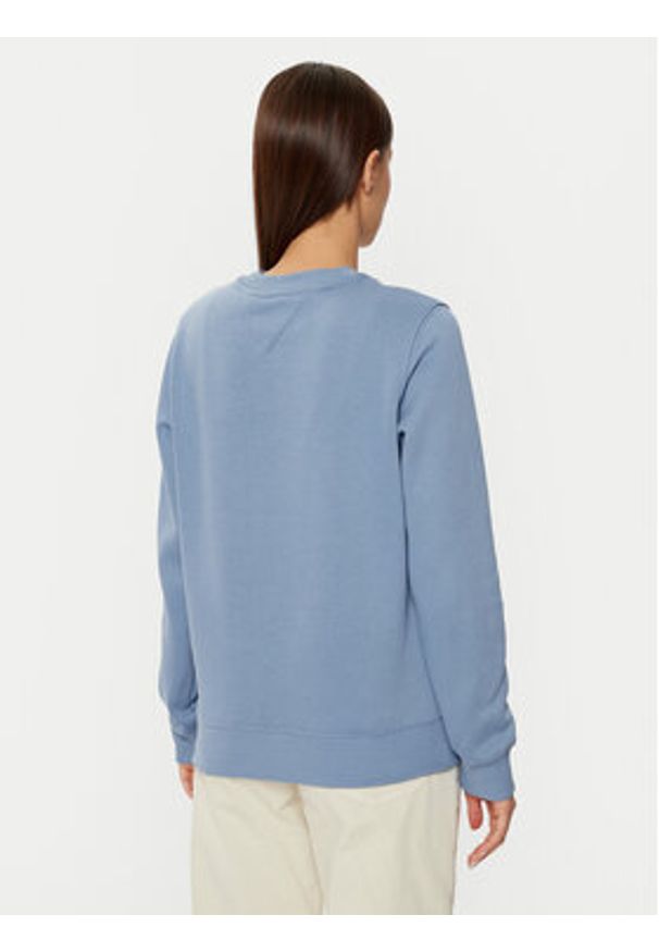 Tommy Jeans Bluza DW0DW19959 Błękitny Regular Fit. Kolor: niebieski. Materiał: bawełna
