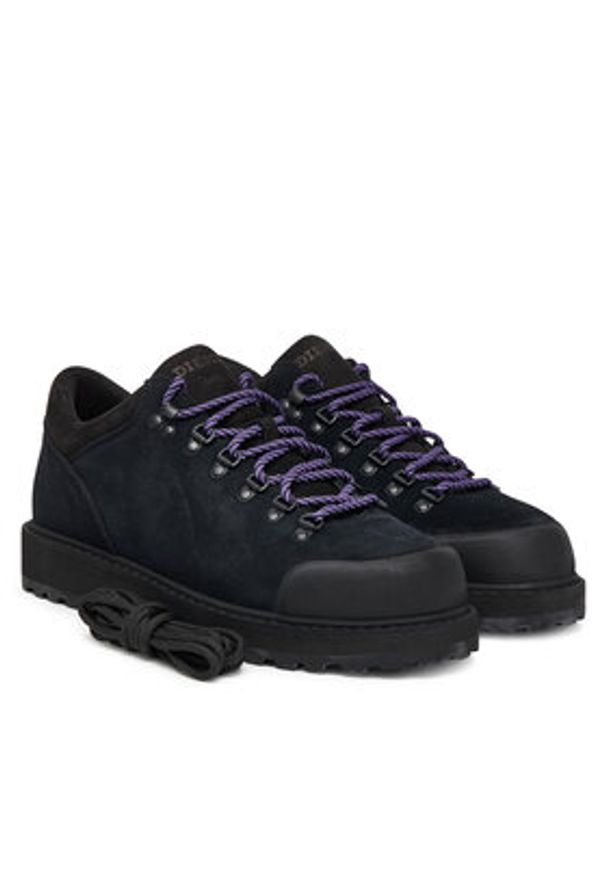 Diemme Sneakersy Cornaro DI24FWCOM-F02S008 Czarny. Kolor: czarny. Materiał: skóra, zamsz