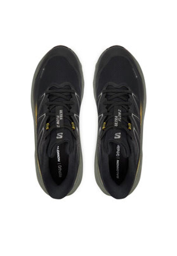 salomon - Salomon Buty do biegania Ultra Flow 2 Gore-Tex L47883200 Czarny. Kolor: czarny. Materiał: materiał. Technologia: Gore-Tex