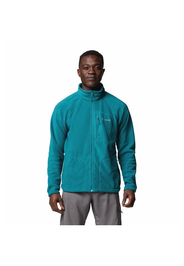 columbia - Polar sportowy męski Columbia Fast Trek Ii. Kolor: zielony. Materiał: polar