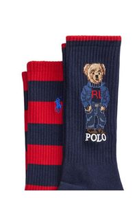 Polo Ralph Lauren Skarpety długie 449P11915001 Granatowy. Kolor: niebieski. Materiał: bawełna #3