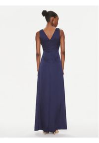 Rinascimento Sukienka wieczorowa CFC0117457003 Granatowy Regular Fit. Kolor: niebieski. Materiał: syntetyk. Styl: wizytowy