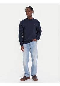 Calvin Klein Jeans Sweter LV04RC309G Granatowy Regular Fit. Kolor: niebieski. Materiał: bawełna #4
