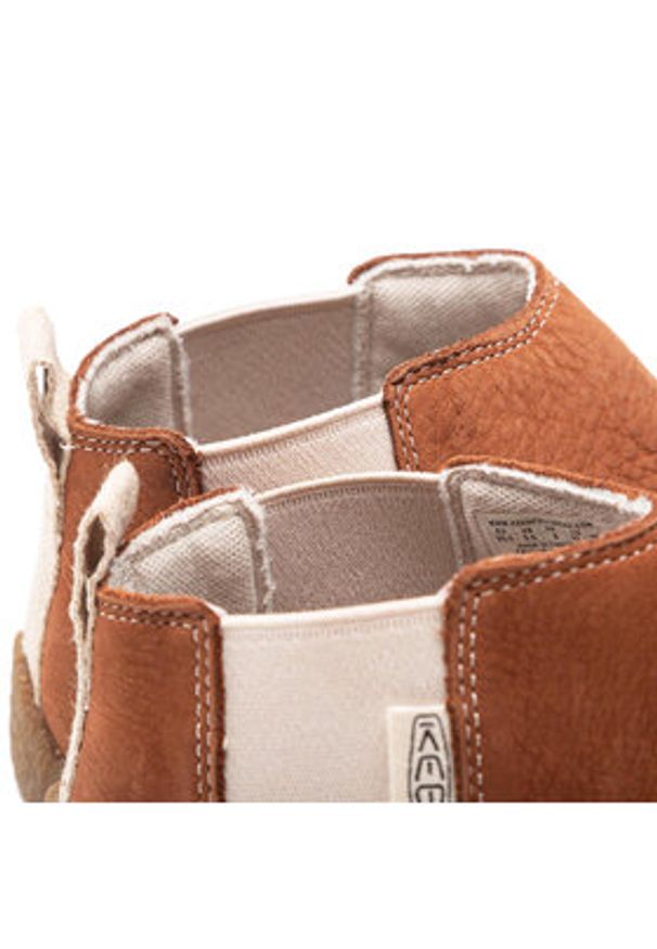 keen - Keen Sztyblety Mosey Chelsea Leather 1026826 Brązowy. Kolor: brązowy. Materiał: nubuk, skóra