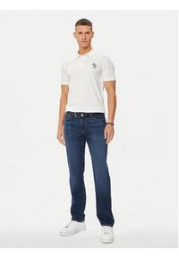 Guess Polo M4YP66 J1314 Écru Slim Fit. Typ kołnierza: polo. Materiał: bawełna