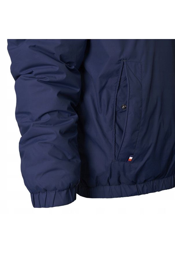 Jesienno-Zimowa Kurtka Męska - Wiatrówka - Pako Jeans - Granatowa. Kolor: niebieski. Materiał: tkanina, nylon. Sezon: zima, jesień