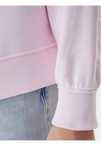 Tommy Jeans Bluza Badge DW0DW17325 Różowy Regular Fit. Kolor: różowy. Materiał: bawełna #4