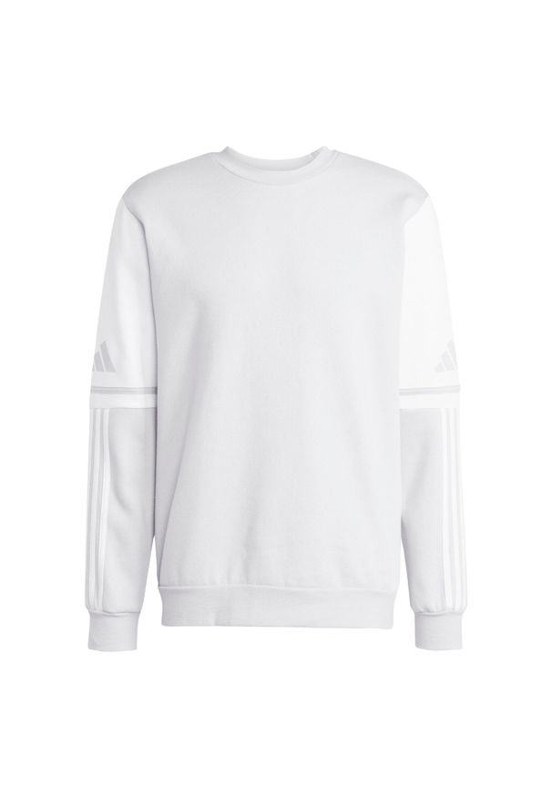 Adidas - Bluza męska adidas Squadra 25 Sweat Crew. Kolor: szary, wielokolorowy, biały. Materiał: poliester, bawełna. Sport: fitness