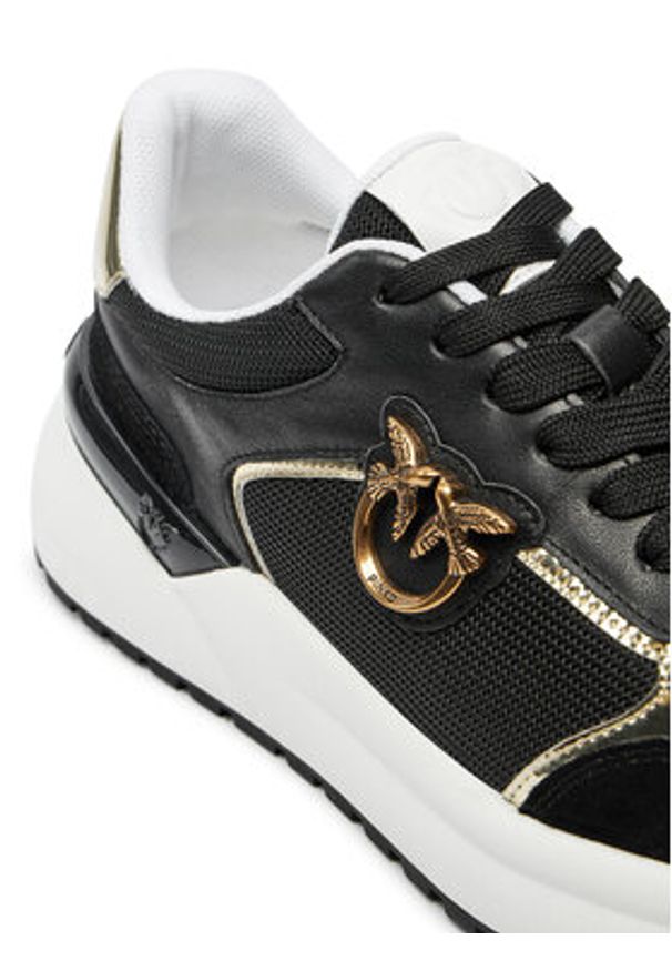 Pinko Sneakersy Gem 01 SS0019 P027 Czarny. Kolor: czarny. Materiał: materiał