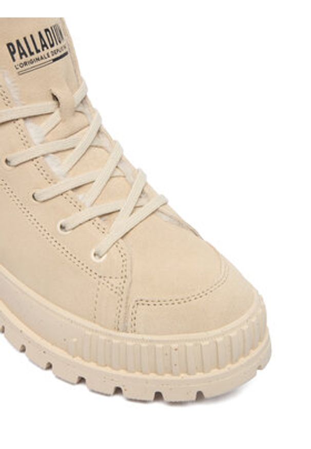 Palladium Trapery Pallashock Zip Warm 74353-210-M Beżowy. Kolor: beżowy. Materiał: skóra, zamsz