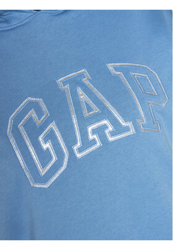 GAP - Gap Bluza 729733-00 Niebieski Regular Fit. Kolor: niebieski. Materiał: bawełna