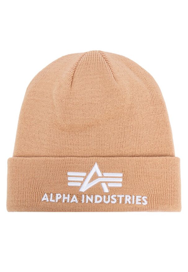 Alpha Industries Czapka 168910 Pomarańczowy. Kolor: pomarańczowy. Materiał: akryl