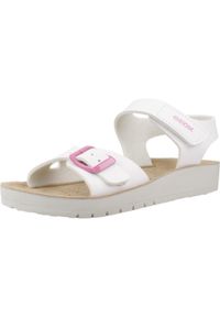Sandały Geox Model J Sandal Costarei Gi Kolor Biały. Kolor: biały. Materiał: syntetyk, tkanina. Sezon: lato