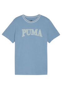 Puma - T-shirt Dziecięca Squad. Kolor: niebieski. Sport: turystyka piesza