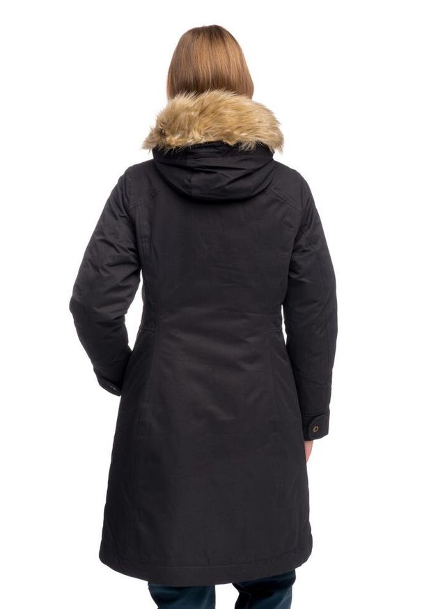 Płaszcz przeciwdeszczowy damski Marmot Chelsea Coat. Kolor: czarny. Materiał: puch