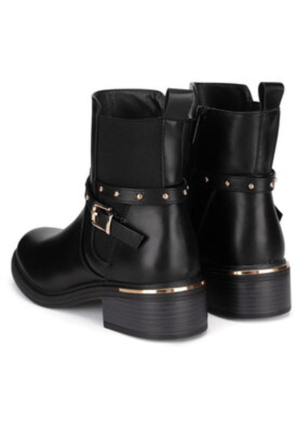 Jenny Fairy Botki WS5122-19 Czarny. Kolor: czarny. Materiał: materiał